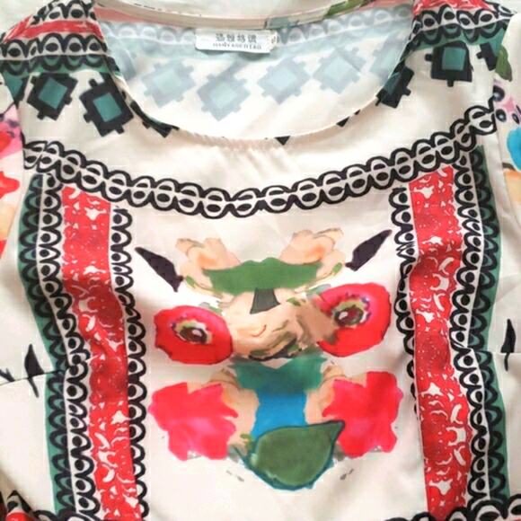 Floral Maxi Dress - Multicolor - Picture 4 of 12